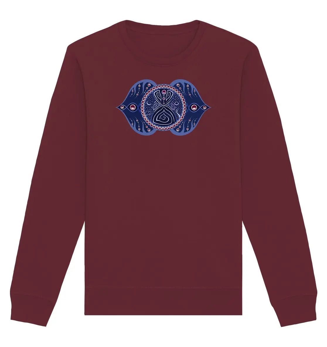 Drittes Auge | Ajna Chakra | Organisches Unisex Sweatshirt - Deivi
