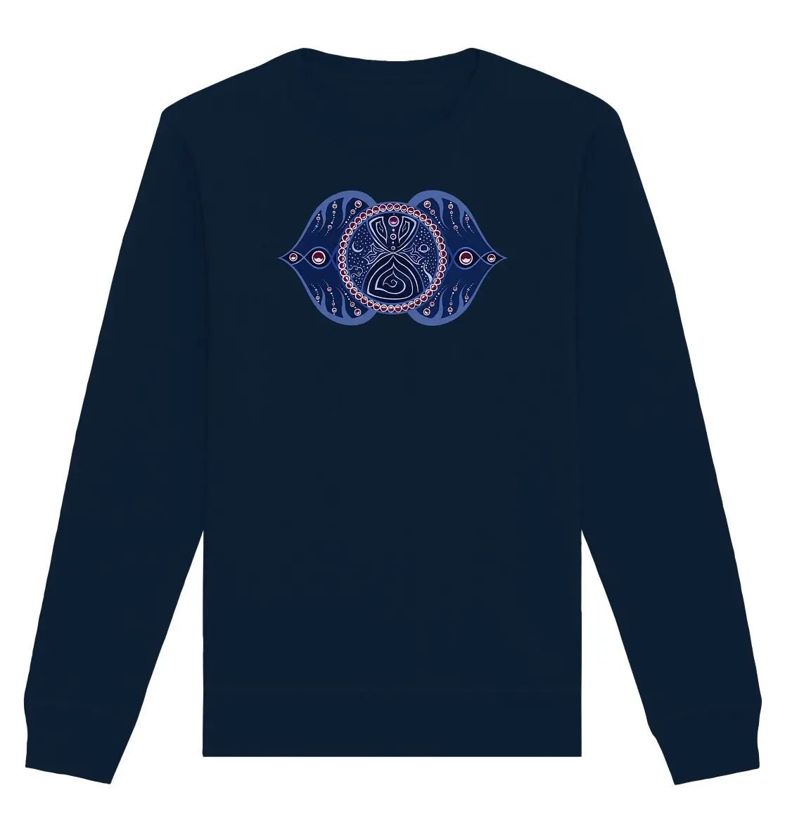 Drittes Auge | Ajna Chakra | Organisches Unisex Sweatshirt - Deivi