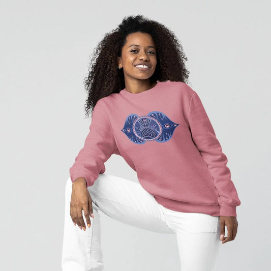 Drittes Auge | Ajna Chakra | Organisches Unisex Sweatshirt - Deivi
