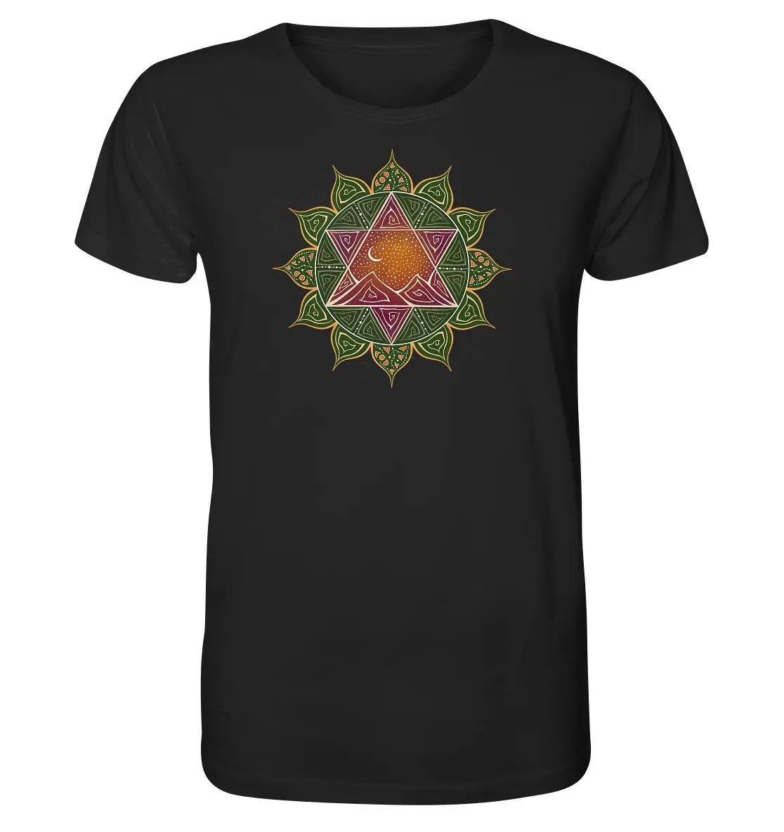 Herzchakra T-Shirt | Anahata Chakra | Organisches T-Shirt | Herren - Deivi