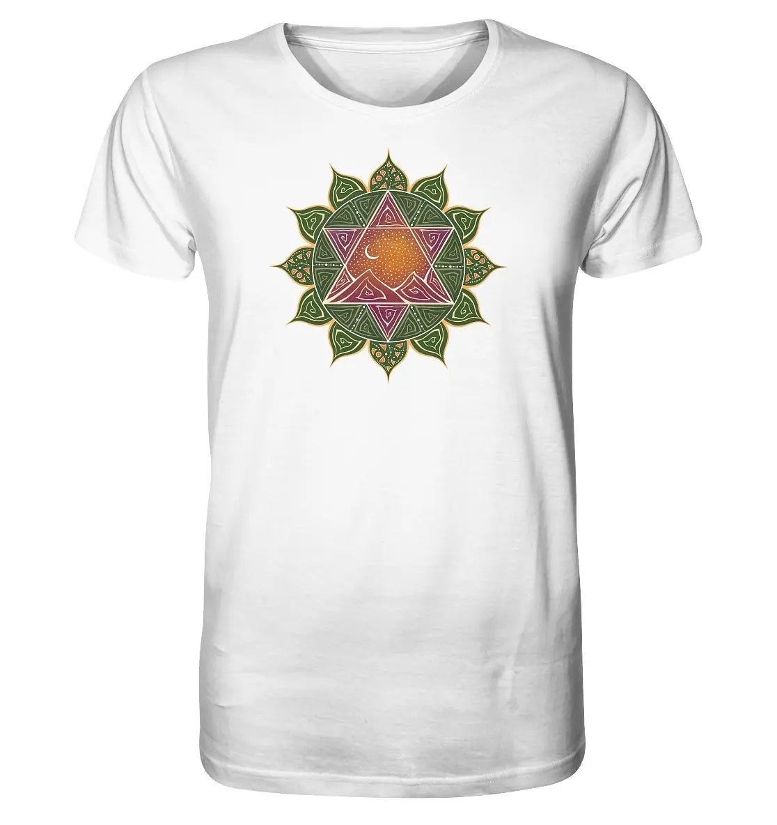 Herzchakra T-Shirt | Anahata Chakra | Organisches T-Shirt | Herren - Deivi