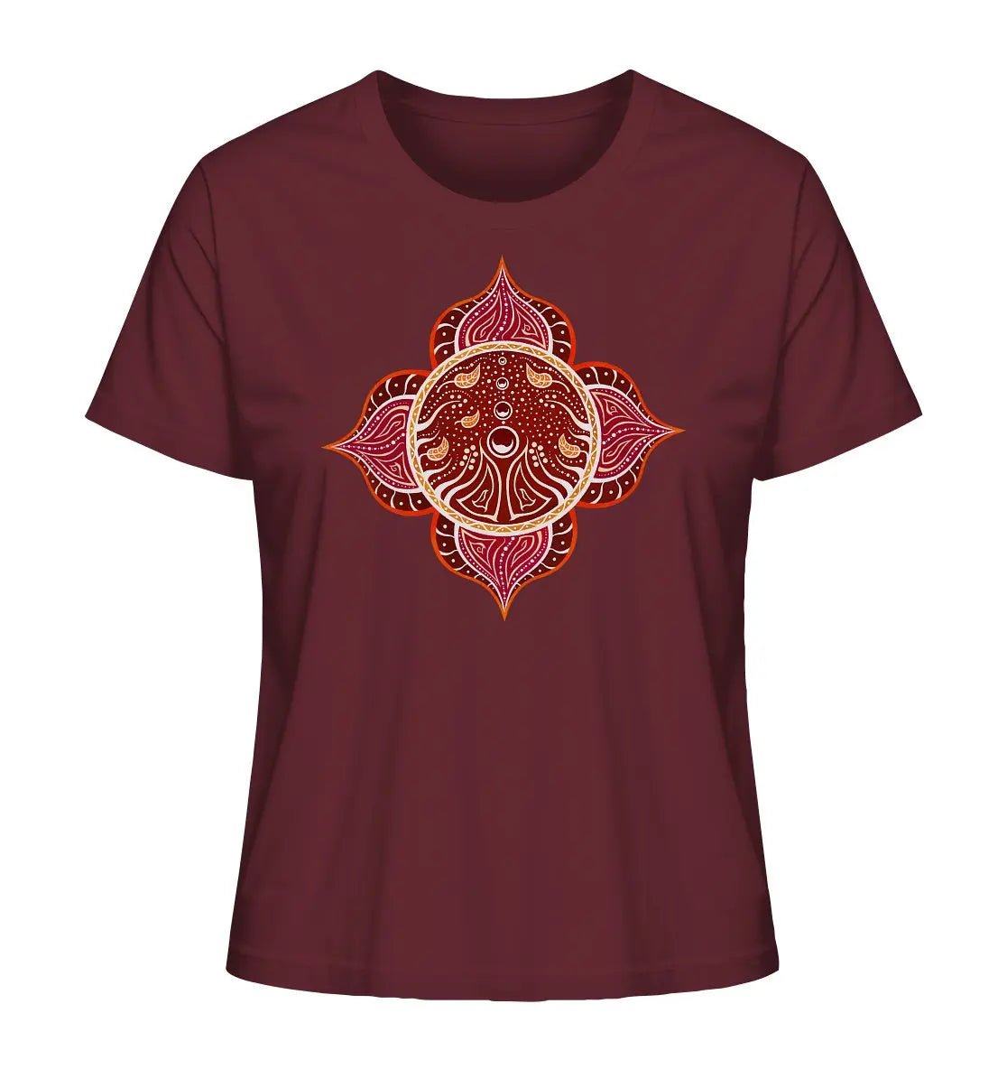 Wurzelchakra T-Shirt | Muladhara Chakra T-Shirt | Organisches T-Shirt | Damen - Deivi