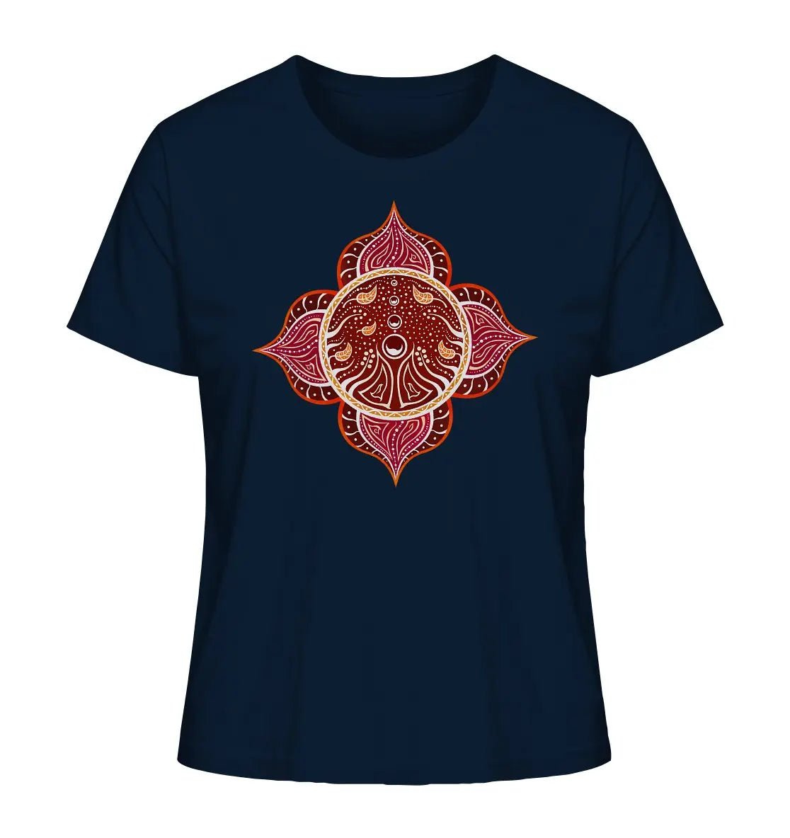 Wurzelchakra T-Shirt | Muladhara Chakra T-Shirt | Organisches T-Shirt | Damen - Deivi