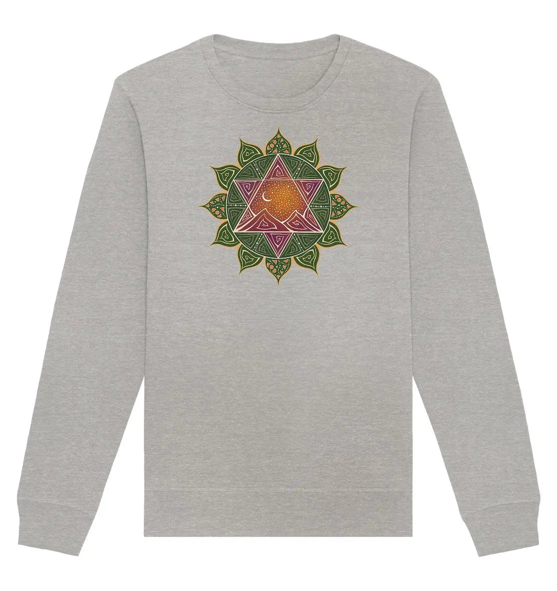 Herzchakra Sweatshirt | Anahata Chakra | Organisches Unisex Sweatshirt - Deivi
