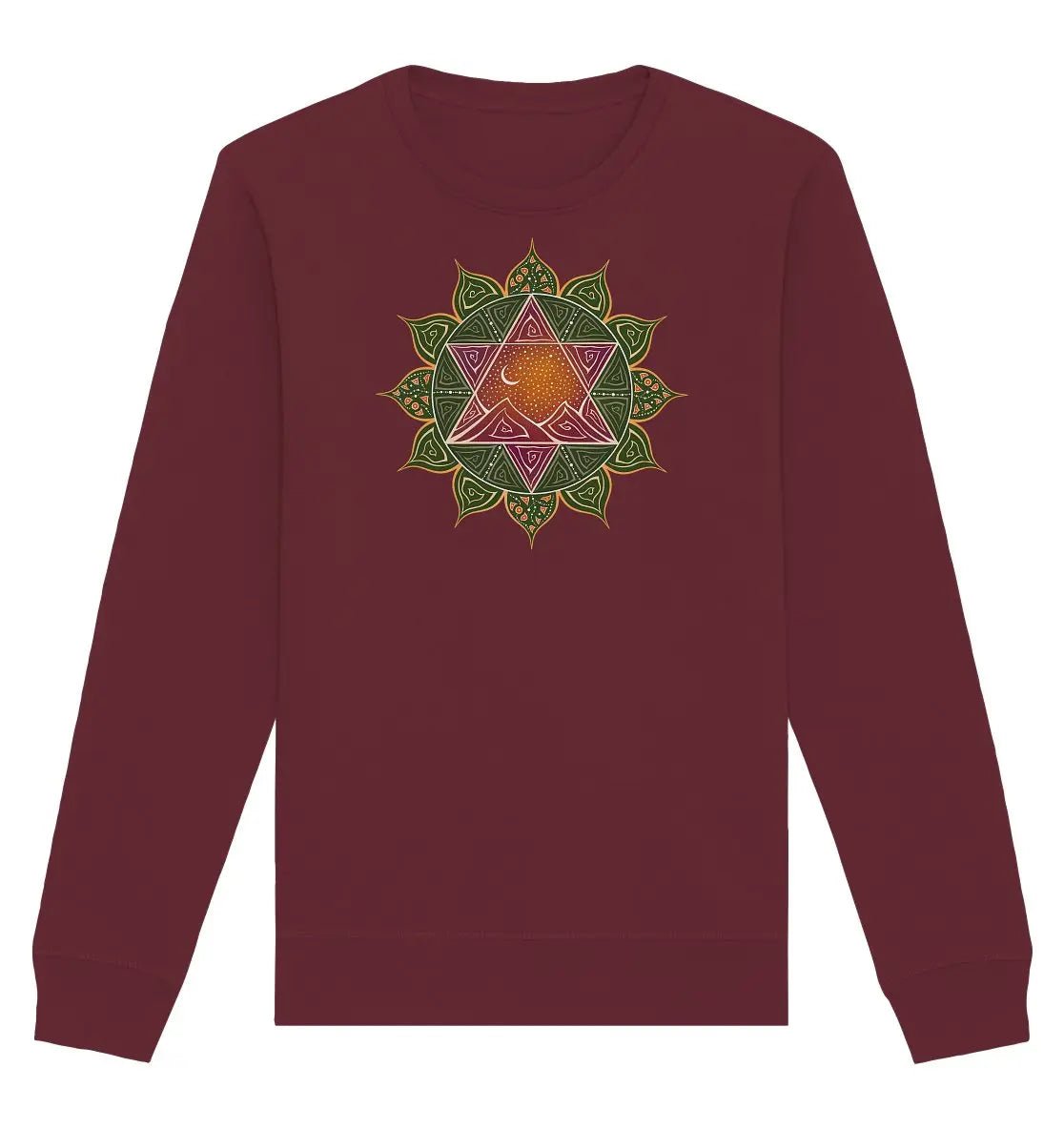 Herzchakra Sweatshirt | Anahata Chakra | Organisches Unisex Sweatshirt - Deivi