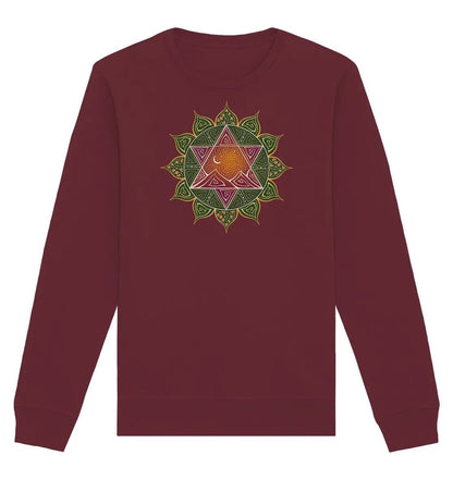 Herzchakra Sweatshirt | Anahata Chakra | Organisches Unisex Sweatshirt - Deivi