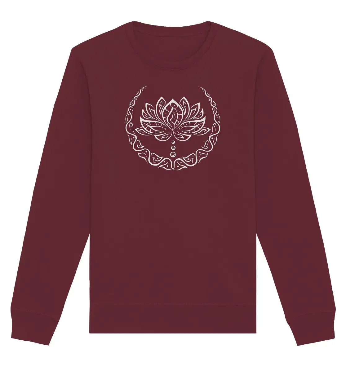 Lotus Blume Sweatshirt | Organisches Unisex Sweatshirt - Deivi