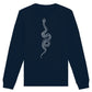 Schlangen Weisheit Sweatshirt | Organisches Unisex Sweatshirt - Deivi
