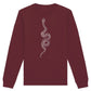 Schlangen Weisheit Sweatshirt | Organisches Unisex Sweatshirt - Deivi