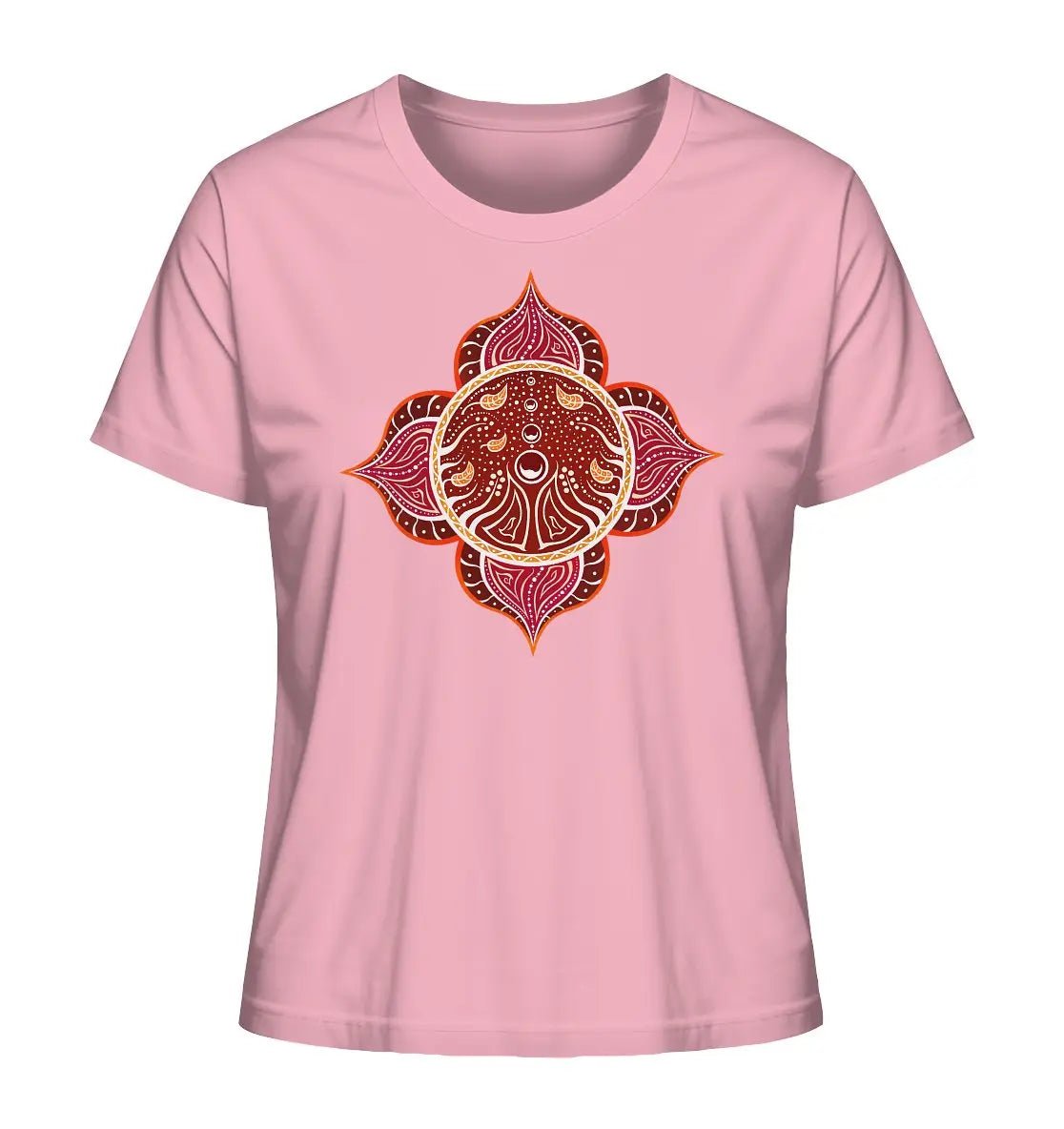 Wurzelchakra T-Shirt | Muladhara Chakra T-Shirt | Organisches T-Shirt | Damen - Deivi