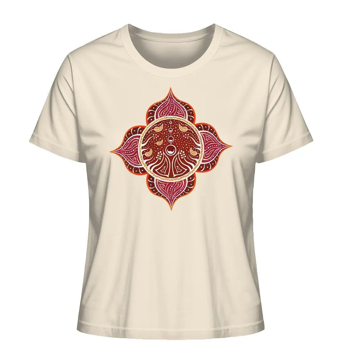 Wurzelchakra T-Shirt | Muladhara Chakra T-Shirt | Organisches T-Shirt | Damen - Deivi