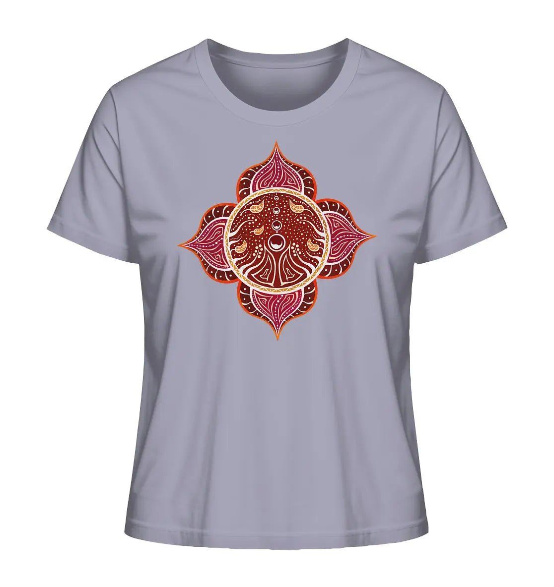 Wurzelchakra T-Shirt | Muladhara Chakra T-Shirt | Organisches T-Shirt | Damen - Deivi