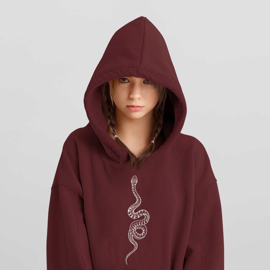 Snake Wisdom Hoodie | Organic Hoodie | Unisex