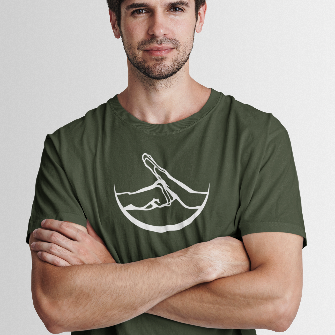 Shaolin Gruß T-Shirt | Organisches T-Shirt | Herren