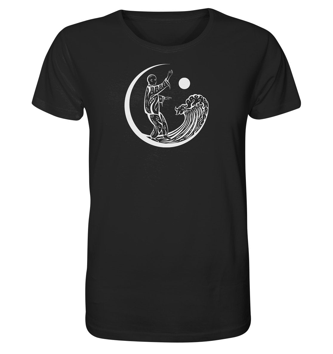 Qi Gong T-Shirt Man Chi Gong Chi Kung Black T-Shirt